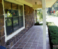 12x12 concrete tile porch.