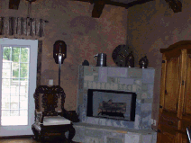 Castle Stone fireplace.