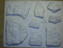 Fieldstone concrete mold set #05.