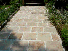 12x12 Castle Stone pavers cast from Olde World concrete molds.